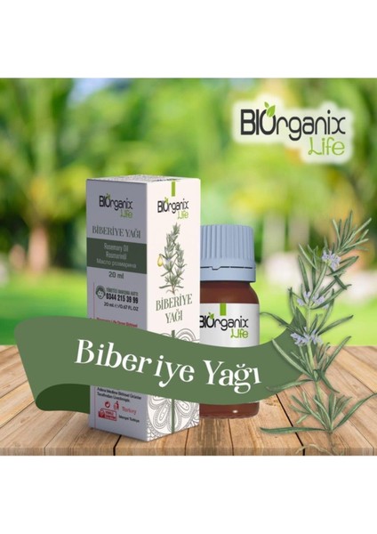 Biorganix Life Biberiye Yağı 20 ml Rosemary Oil