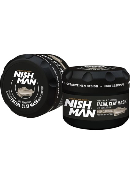 Nıshman Saf Kil Detox Maskesi / Yüz Tonu Eşitleme / Kurutmaya Yönelik 450 ml