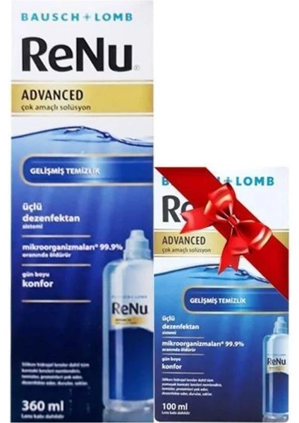 Renu Bausch Lomb Advanced   360 ml + 100 ml Set