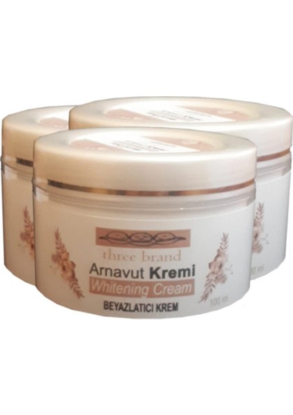 Whitening Cream 100ML Arnavut Kremi Aklık Kremi 3 Adet