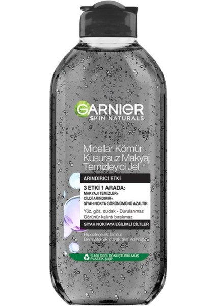 Garnier Micellar Kömür Kusursuz Makyaj Temizleyici Jel 400 ml fiyatları
