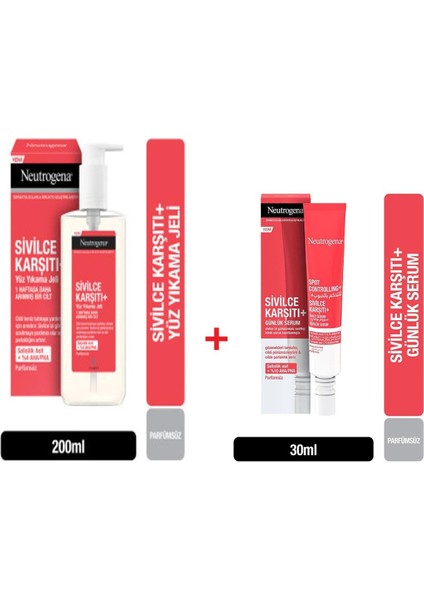 Karşıtı Temizleme Jeli 200 ml Karşıtı Plus Serum 30 ml