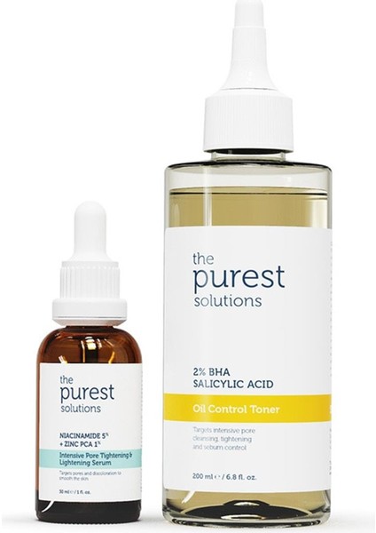 The Purest Solutions Yağlı ve Karma Ciltlere Özel Cilt Bakım Seti