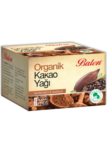 3 Adet Organik Kakao Yağı 50 ml