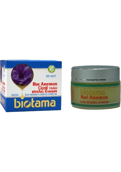 Blue Anemon Yağlı % 100 Doğal   ve   Yüz Bakım Kremi 50 ml