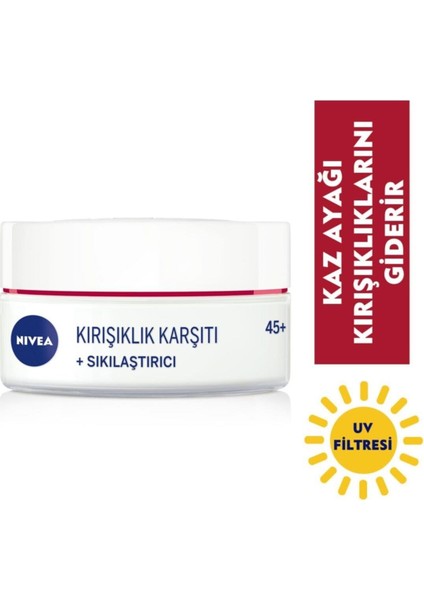Karşıtı + Sıkılaştırıcı 45+ Yaşa Özel Yüz Bakım Kremi 50 ml