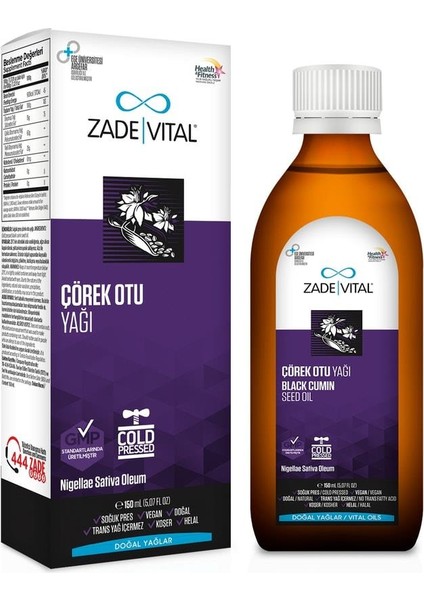 Vital Çörekotu Yağı 150 ml