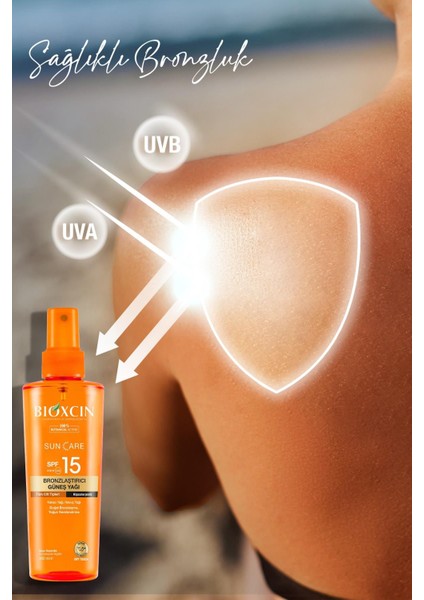 Sun Care Bronzlaştırıcı Yağ 200 ml 15 Spf