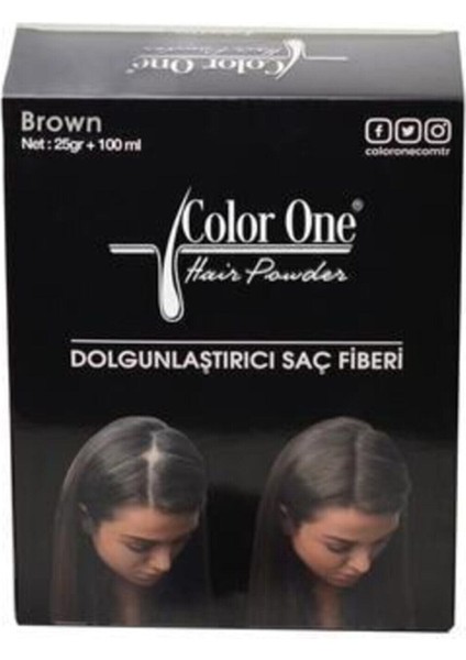 Color One Hair Color One Saç Pudrası - Powder Brown 8681695317202 769607807855