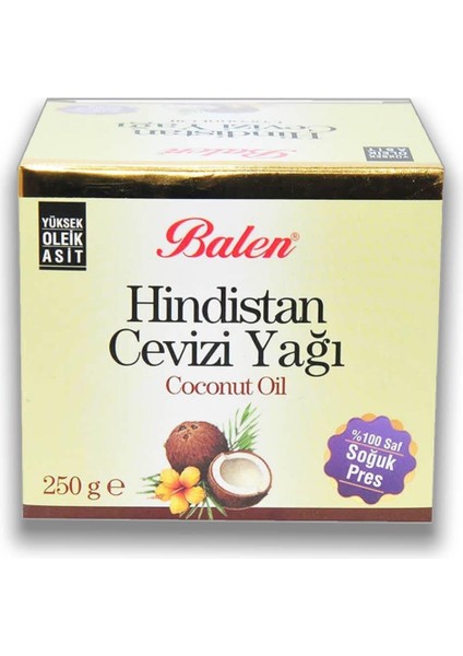 Hindistan Cevizi Yağı Soğuk Pres 250 gr indirimleri