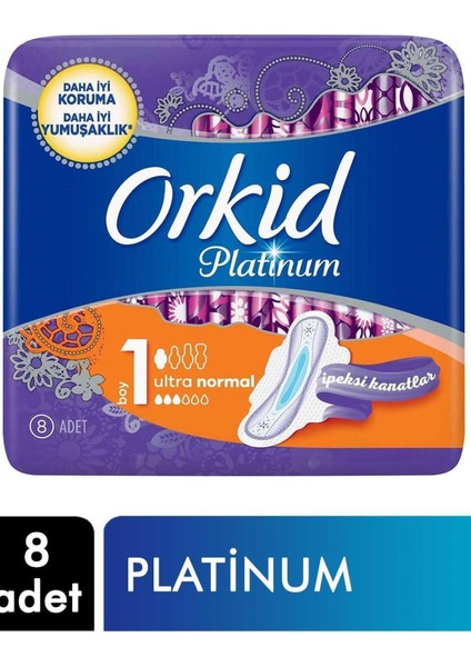 Marka: Platinum Hijyenik Ped Normal Tekli Paket 8 Ped 8001090018229
