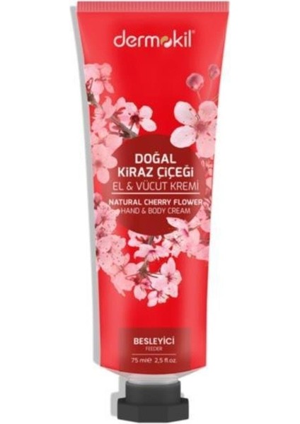 Doğal Kiraz Çiçeği El&vücut Kremi 75 ml