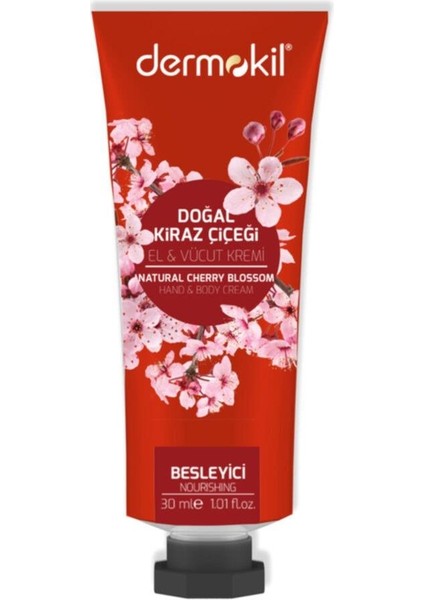 Kiraz Çiçeği El ve Vücut Kremi 30 ml