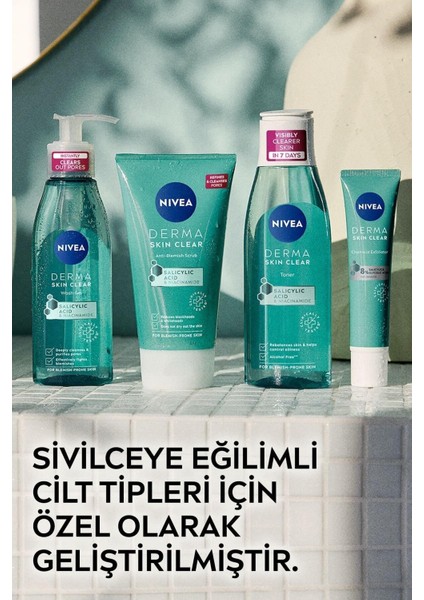 Derma Skin Clear Night Exfoliator Karşıtı Gece Arındırıcı KREM**40ML, ve Salisilik Asit indirimleri