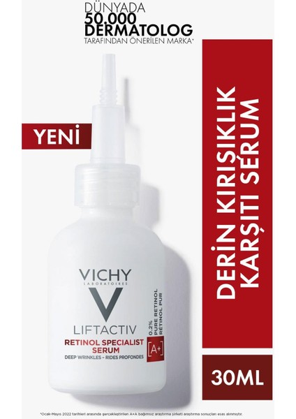 Vichy Liftactiv Retinol Specialist Derin Karşıtı Serum 30 ml