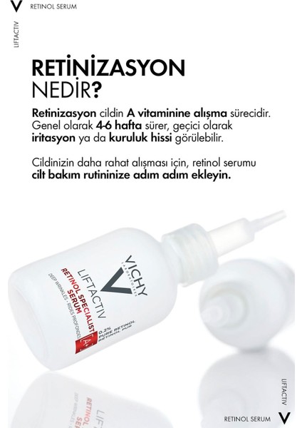 Vichy Liftactiv Retinol Specialist Derin Karşıtı Serum 30 ml indirimleri