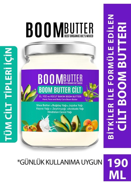 Boom Butter Cilt Bakım Yağı Ikili Paket