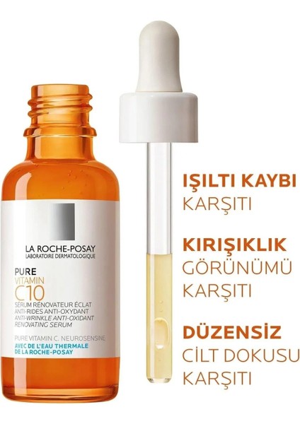 La Roche Posay %10 Saf C Vitamini Işıltı Veren ve Leke Oluşumunu Önleyen Antioksidan Cilt Serumu 30 ml Shopping Fashions modelleri