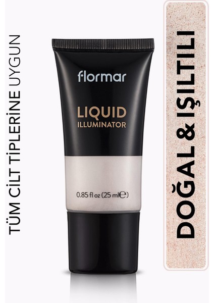 Doğal Işıltı Veren Likit Aydınlatıcı (Açık Ton) - Liquid Illuminator - 001 - 8690604534746