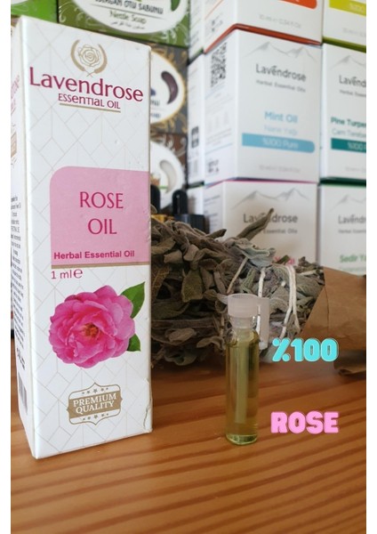 Gül Yağı 1 ml + Özel Hediye Kutulu
