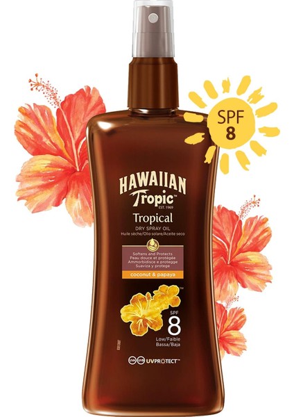 Koruyucu ve Bronzlaştırıcı Yağ Spf 8