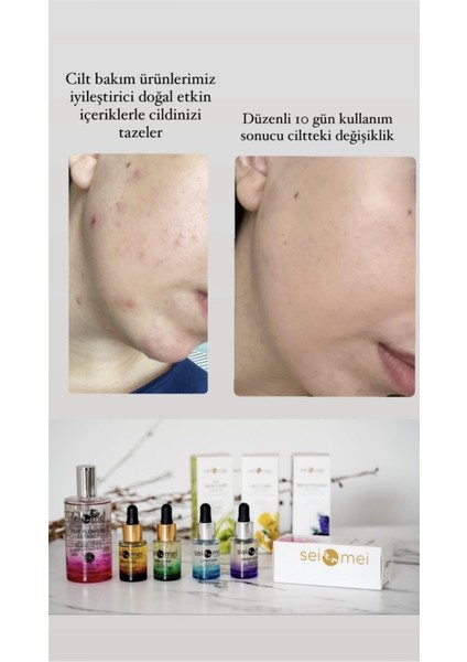 Sei Mei 24 K Skin Care Serum Cilt Bakım Serumu Altın Parç Klı ve Serum