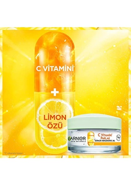 Garnier C Vitamini Parlak Günlük Nemlendirici Jel 50 ml