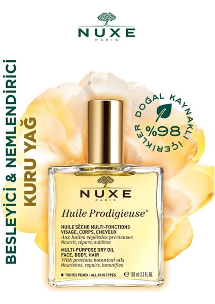 Huile Prodigieuse Çok Amaçlı Yumuşatıcı Kuru Cilt Bakım Yağı 100 ml Cılt Bakım 3264680002007 fırsatları