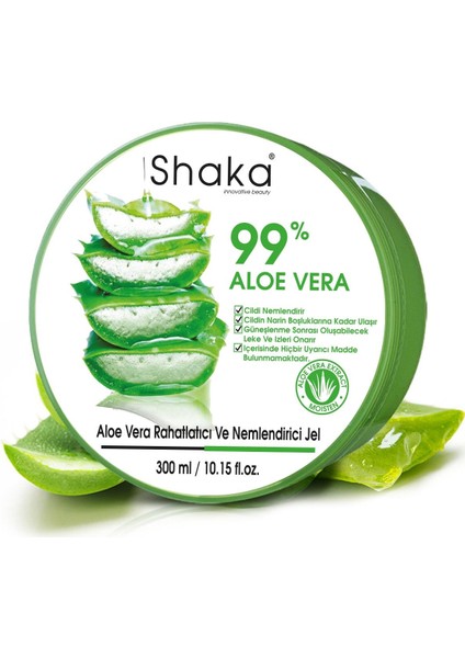 Shaka Aloe Vera Rahatlatıcı ve Nemlendirici Jel 300 ml