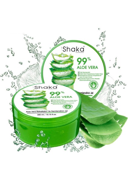 Shaka Aloe Vera Rahatlatıcı ve Nemlendirici Jel 300 ml