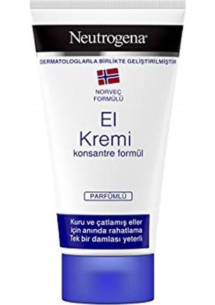 Norveç Formülü El Kremi Parfümlü, 75 ml