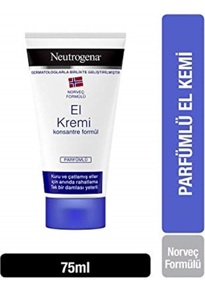 Norveç Formülü El Kremi Parfümlü, 75 ml modelleri