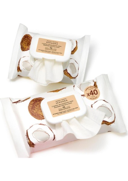 Clean Cleansing & Gentle Exfoliating 20 Wipes
