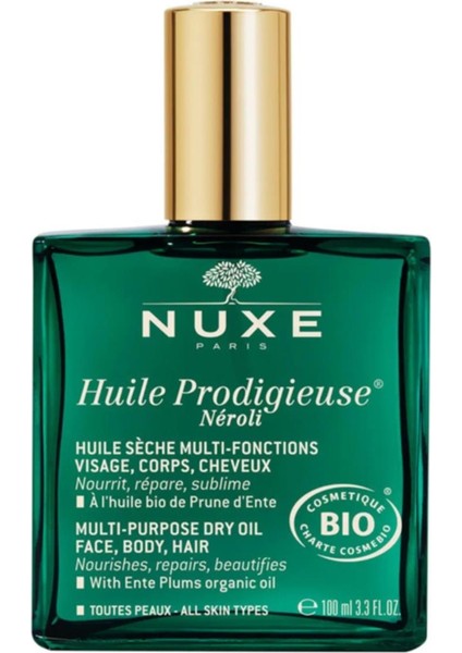 Huile Prodigieuse Neroli Çok Amaçlı Kuru Yağ 100 ml