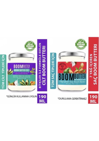Procsın Boom Butter Cilt Bakım & Boom Butter Saç Bakım Ikili Avantaj Paket