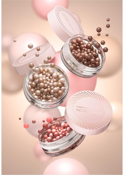 Faberlic Incrediballs Glam Team Bronzing Powder Pearls 18,0 gr modelleri