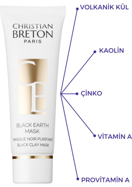 Arındırıcı Siyah Kil Maskesi 50 ml modelleri