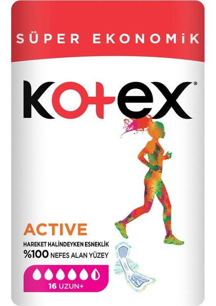 Ultra Active Süper Ekonomik Paket Uzun 16'lı