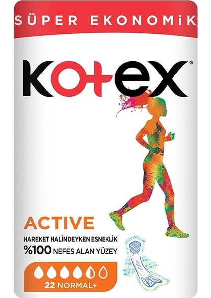 Hijyenik Ped Active Uzun 22'li 5 Adet Kotex Active 16 fiyatları