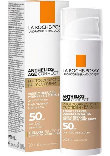 La Roche Posay Anthelios Age Correct SPF50 Renkli Cream 50 ml