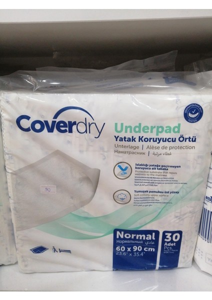 Hasta Altı Serme Bezi 60 x 90 - 30 Adetli