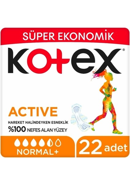 Hijyenik Ped Active Uzun 22'li 5 Adet Kotex Active 16 modelleri