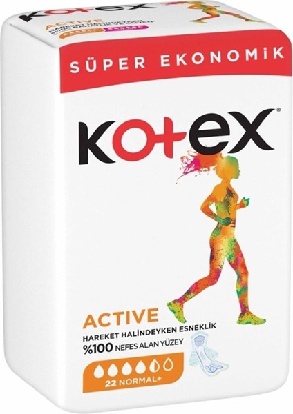 Hijyenik Ped Active Uzun 22'li 5 Adet Kotex Active 16 indirimleri