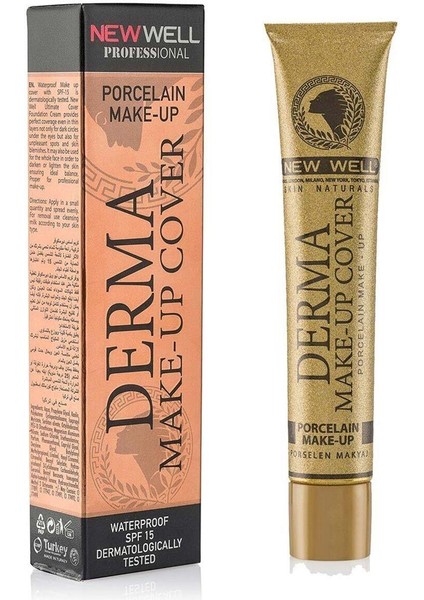 New Well Derma Makeup Cover Foundation Nickel