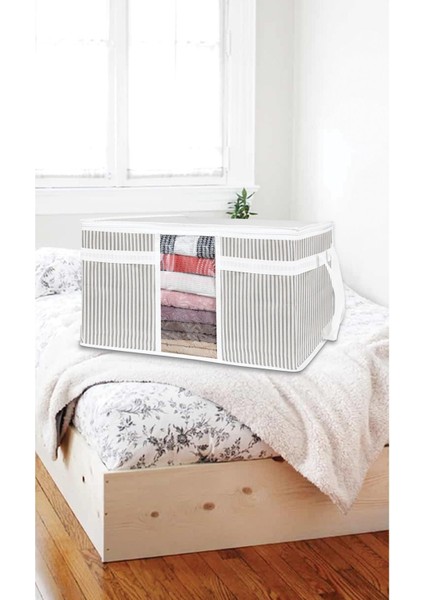 Yegge 1 Adet - Pencereli Yastık Yorgan Hurcu 75 x 40 x 40 1 Adet Pencereli Yastık Hurcu