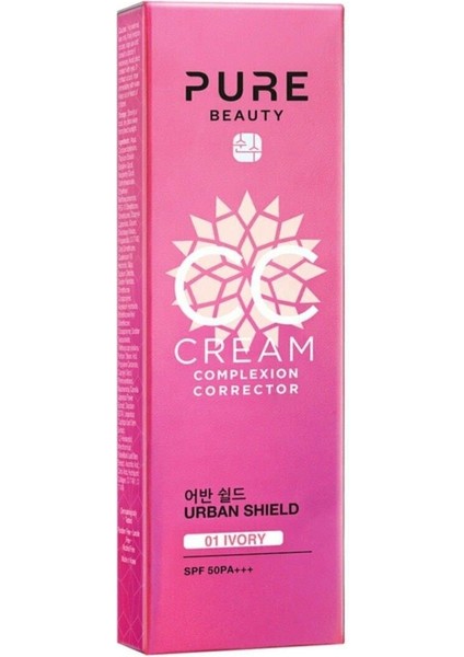 Püre Beauty cc Cream SPF50 Pa+++ Ivory