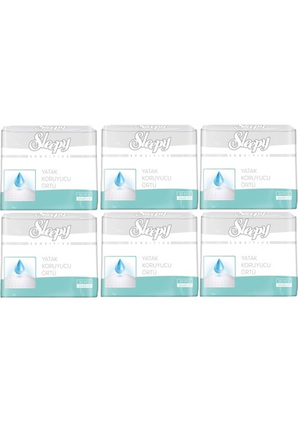 Hasta Yatak Koruyucu 6 Lı Set 60 x 90 cm 180 Adet6pk*30