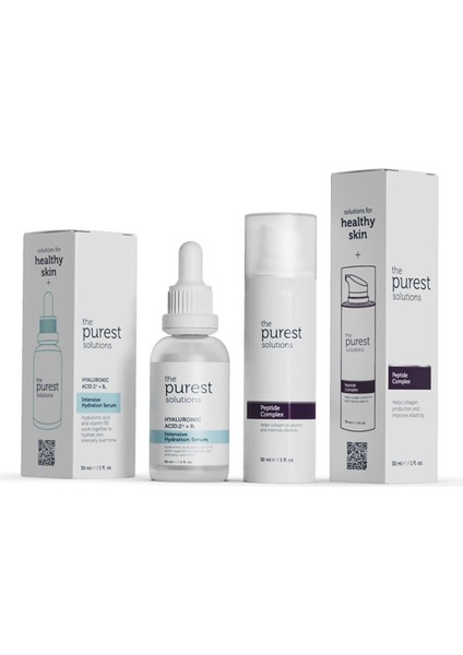 The Purest Solutions Yoğun Nemlendirme ve Karşıtı Bakım Seti modelleri