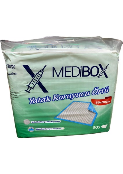 Medibo x  Yatak Koruyucu Örtü 60 x 90cm 30lu 6 Paket 180 Adet