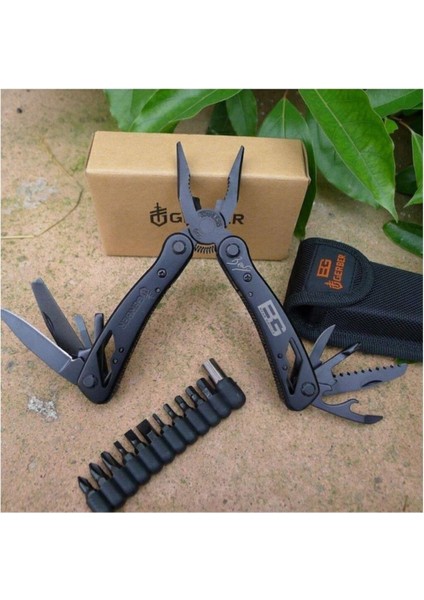 Pusu Askeri Malzeme Gerber Bg Multitool Vida Takımı Kılıflı Çok Amaçlı Pense